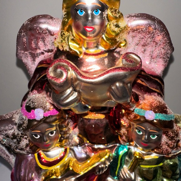 Christopher Radko Angel Christmas Cookie Jar Candy Jar - Picture 5 of 11